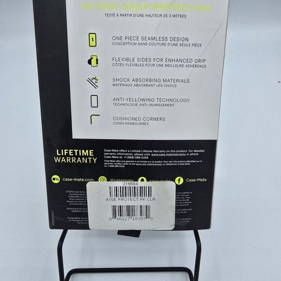 Samsung Galaxy A10e Case Mate Protection Pack, New Clear - Picture 5 of 7